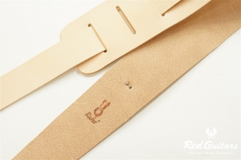 Plain Leather - Natural & Round Studs